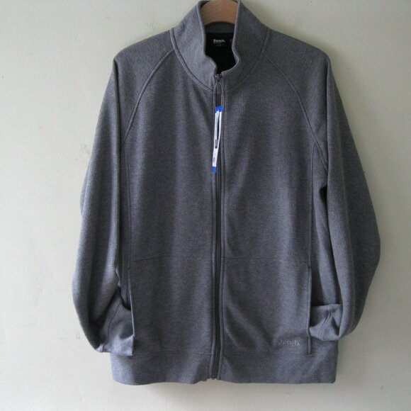 Bench Urbanwear Men's Full Zip Tencel Jacket Long Sleeves, gray, L (0990) - Picture 7 of 10